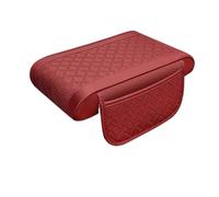 HHCVN Car Armrest Cushion For Audi A3 Hacthback/A3 S3 Sportback/A3 Limousine, PU Leather Waterproof Armrest Seat Box Cover With 2 Storage Bags Car Interior Accessories,Red