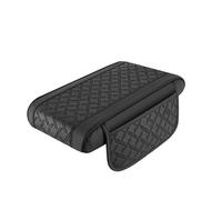 HHCVN Car Armrest Cushion For Audi A3 Hacthback/A3 S3 Sportback/A3 Limousine, PU Leather Waterproof Armrest Seat Box Cover With 2 Storage Bags Car Interior Accessories,Black