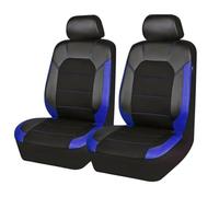 HHCVN Car Front Seat Covers For Opel Adam/Agila/Ampera/Astra/Corsa, PU Leather Comfortable Breathable Non Slip Car Interior Accessories,Blue