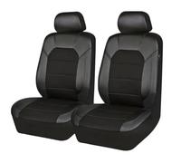 HHCVN Car Front Seat Covers For Opel Adam/Astra/Corsa/Crossland, PU Leather Comfortable Breathable Non Slip Car Interior Accessories,Black