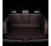 HHCVN Car Full Coverage Boot Liner for Benz A Class W177 2018-2021 2022 2023 2024 2025, Waterproof Non-Slip Anti-Scratch Durable Leathe Car Boot Protector,Black-red