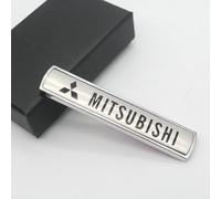 HHD_ABC Car emblem logo for Mitsubishi,car emblem,car chrome stickers,3d metal car logo sticker car logo emblem stickers,car logo,Car Accessories,Tuning Gift, B White