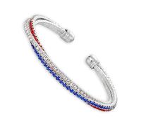 hhdatc USA American 4th of July Flag Bracelet Decorations Gifts,Red Blue White Bracelet Patriotic Independence Day Gift for Women Mens