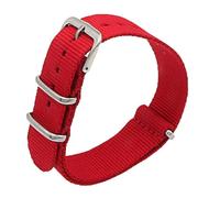 HHDBEGPZV 1pcs 18MM 20MM 22MM Nylon Watch Band Sport Casual Straps Replacement With Stainless Steel Buckle(06,20mm)