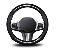 HHDGJKKK Car Steering Wheel Cover, for Ford TRANSIT CUSTOM 2016-2024 Steering Wheel Cover Protector Anti-slip, Breathable Universal Size M 38cm/15inch,A-Type O