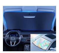 HHDGJKKK Car Windscreen Sun Shade, for Ford Ecosport 2018-2023 Front Windshield Sunshade Foldable Cover Visor Sunshades Reflective UV,B