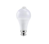 HHF Home Lighting 1pack Led Night Light Auto On Off PIR Motion Sensor Light Bulb Infrared Sensitive 85-265V 12W 15W 18W B22 E27 LED Lamp with Motion Sensor ( Color : 12W , Size : B22 Base warm white )