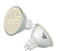 HHF Home Lighting, 6-Pack, LED Corn Lamps DC12V 4W MR16/GU5.3 60-SMD3528 Led Spotlight Lighting Lamp(Warm White)