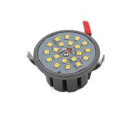 HHF Home Lighting, Pack of 10, LED Downlight Spot Light Source DC12-36V 3W/5W Crystal Chandelier Light Source Recessed Down Light(White light,48MM-5W)