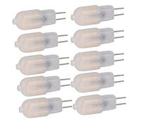 HHF Home Lighting, Pack of 10, LED Lamp Mini Bulb AC220V G4 2W SMD2835 Milky Cover Crystal Spotlight(Cold White)