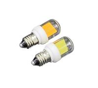 HHF Home Lighting, Pack of 10, Mini LED COB Lamps AC220V 5W BA15D/BA15S/E11/E12/E14/G4/G8/G9 Chandelier Lights Glass Cover+ Ceramic(Warm White,E11)