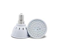 HHF Home Lighting, Pack of 12, Led Hydroponic Growth Light AC220V GU10/E27/MR16/E14 Led Grow Bulb Full Spectrum Lamp Plant Flower Spotlight(E14 60LEDs)