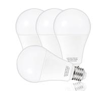 HHF LED Bulbs Lamps, 4Pack LED Lights Bulb E26 23W Lamp Equivalent Medium Screw Light Bulbs A21 2500 Lumens Daylight 5000K Base Home Lighting (Color : 5000K Day White)