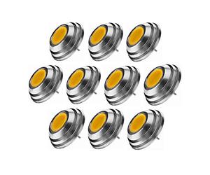 HHF LED Bulbs Lamps, Led Bi-Pin Base Light, Low Voltage Direct G4 12V DC 2W Bulb Lanp for Malibu Paradise Moonrays and More 10pcs (Color : Warm White)