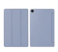 HHF Tab Accessories, Honeycomb Silicone Back Cover, Tri-fold PU Leather Tablet Stand Case compatible with Lenovo Tab P11 Pro 2nd Gen 11.2 inch TB-132FU(Lavender)