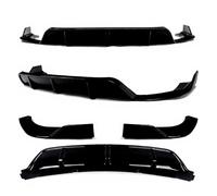 HHFBD Magickit Compatible with BMW X6 F16 2014-2019 M Sport Bodykit Set Front Bumper Splitter Lip Rear Diffuser Spoiler Wing Side Skirt Extension