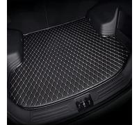 HHFCL Car Leather Boot Liner Mats for Audi A6 Saloon mk C7 2011-2017, Waterproof Anti-Scratch Anti-Slip Wear-Resistant Protector Liner Mat,Black-beige