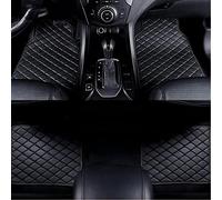 HHFCL Car Leather Floor Liner Mats for VW Polo 2019-2024 (RHD), All-Weather Waterproof Anti-Slip Automotive Accessories,All-black