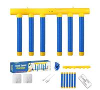 HHFDDP Reflective Drop Stick Challenge Game Set, 2026 Reflex Drop Sticks Challenge Game with Remote Control, 3 Adjustable Speed Reflex Challenge Toy, Reaction Training Toy for Kids, Adults (Yellow)