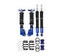 HHFFC Car Front/Rear Suspension Strut Shock Absorber Compatible for Honda Civic 2006-2011 EGR-1011 Adjustable Coilovers Struts Shocks Absorber Kits Aluminum Alloy(Blue)