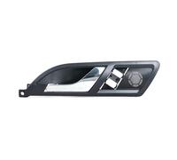 Hhfksci Car Interior Door Pull Handle for VW for Lavida 2008-2012 for Skoda for Superb 2001-2008 Car Inner Door Handle Inside Internal Wrench Open The(Black Rear Left)