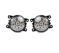 Hhfksci Fog Lights Assembly 9270157 Pair Left Right Front Fog Lights Lamp Assembly For Opel For Agila For Astra G H For Corsa D For Meriva A OPC Auto Foglamp(2 Piece Yellow LED B)