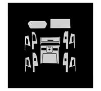 Hhfksci Navigation Glass Screen Protector For Toyota BZ4X 2022-2024 Gearbox Panel Navigation Screen Automotive Interior Protective Film Anti-Scratch Accessories Sticker