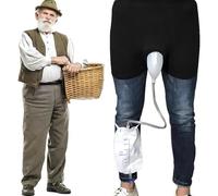 HHGDS Pee Bags for Travel for Men,500Ml Urinary Drainage Bag System,Urine Collector for Men,Breathable Male Incontinence Devices,Wearable Urinal Bag for Bedridden Patients