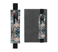 HHGFASD Black Koi Plays Lotus Pattern PVC Leather Pencil case Bookmark 2-in-1 Anti Slip Storage Essential for Travel Accounts