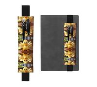 HHGFASD Black Strange Ducks Pattern PVC Leather Pencil case Bookmark 2-in-1 Anti Slip Storage Essential for Travel Accounts