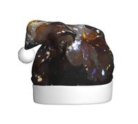 HHGFASD Blooming Glass Flowers Pattern Christmas Hat for Adult material is soft and lightweight