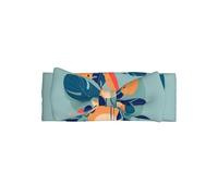 HHGFASD Blue Orange Turtleback Bamboo Pattern Baby Bow Headband - Soft, Skin-Friendly, and Stretchy Polyester Headband for Infants 0-6 Months