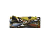 HHGFASD Brook Trout Fly Fishing Pattern Baby Bow Headband - Soft, Skin-Friendly, and Stretchy Polyester Headband for Infants 0-6 Months