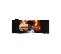 HHGFASD Burning fox mask Pattern Baby Bow Headband - Soft, Skin-Friendly, and Stretchy Polyester Headband for Infants 0-6 Months