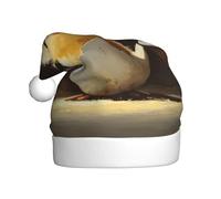 HHGFASD Chick hatching from an egg Pattern Christmas Hat for Adult material is soft and lightweight