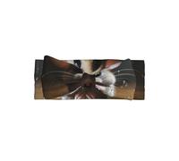 HHGFASD Crying little mouse Pattern Baby Bow Headband - Soft, Skin-Friendly, and Stretchy Polyester Headband for Infants 0-6 Months