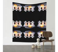 HHGFASD Decoration Tapestry 60x51in Naughty little devil Pattern Soft, Durable, Skin Friendly, Lightweight Wall Hanging for Indoor & Outdoor Use