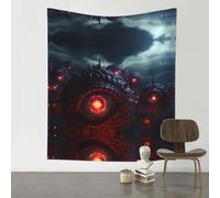 HHGFASD Decoration Tapestry 60x51in The Devil's Eye. Pattern Soft, Durable, Skin Friendly, Lightweight Wall Hanging for Indoor & Outdoor Use