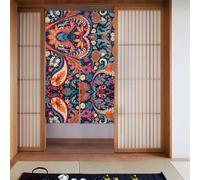 HHGFASD Door curtain 34x56in Spiritual Patterns Pattern good drape light-blocking and dust-proof suitable for offices and restaurants