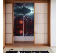 HHGFASD Door curtain 34x56in The Devil's Eye. Pattern good drape light-blocking and dust-proof suitable for offices and restaurants