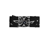 HHGFASD Eight-petal lotus Pattern Baby Bow Headband - Soft, Skin-Friendly, and Stretchy Polyester Headband for Infants 0-6 Months