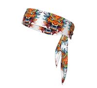 HHGFASD Fierce expression. Pattern Sports Head Tie Headband for Men and Women, Soft & Breathable Moisture Wicking Athletic