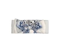 HHGFASD fierce tiger Pattern Baby Bow Headband - Soft, Skin-Friendly, and Stretchy Polyester Headband for Infants 0-6 Months