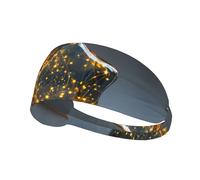 HHGFASD Fireflies in the stars Pattern Elastic Exercise Headband Sports Head Tie for Men and Women, Soft, Quick-Dry