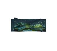 HHGFASD Floating Lotus Leaves Pattern Baby Bow Headband - Soft, Skin-Friendly, and Stretchy Polyester Headband for Infants 0-6 Months