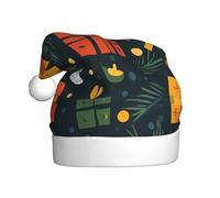HHGFASD Gift Box Collection Pattern Christmas Hat for Adult material is soft and lightweight