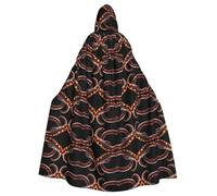 HHGFASD Halloween adult hooded cape Octopus tentacles Pattern comfortable and soft with large brim suitable for dances parties and gatheringss