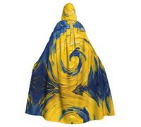 HHGFASD Halloween adult hooded cape spiral eddy Pattern comfortable and soft with large brim suitable for dances parties and gatheringss