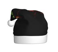 HHGFASD Little ants hiding from the rain Pattern Christmas Hat for Adult material is soft and lightweight