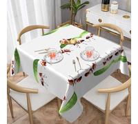 HHGFASD Little ants hiding from the rain Pattern Square Decorative Tablecloth 60"x60" Waterproof, Wrinkle-Resistant, Reusable for Coffee Shops, Buffet, Picnics, Weddings, Parties